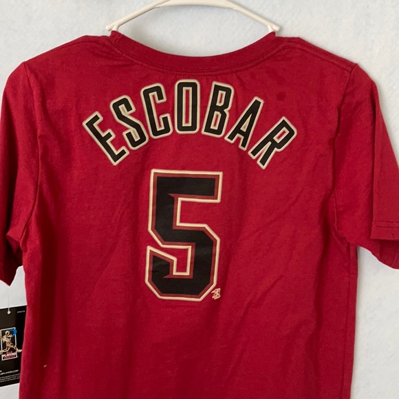 AZ D-backs 5 Escobar Short Sleeve Baseball Tee - Picture 6 of 10